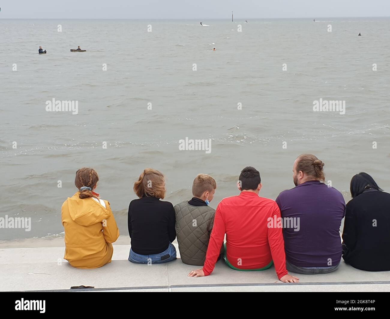 Menschen am Meer Foto Stock