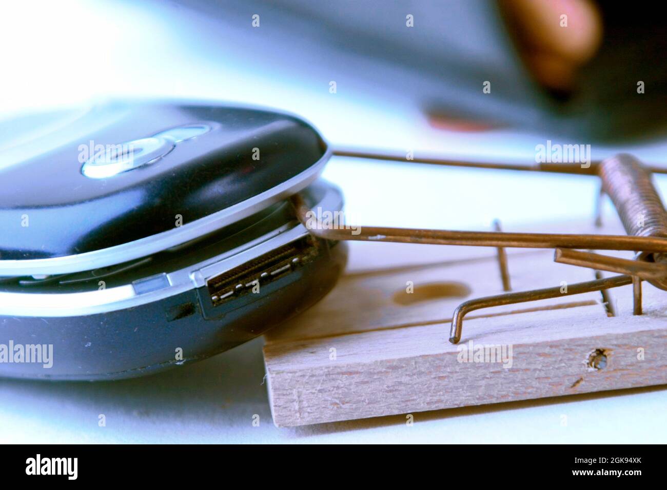 mousetrap e mobile, servizio telefonico Foto Stock