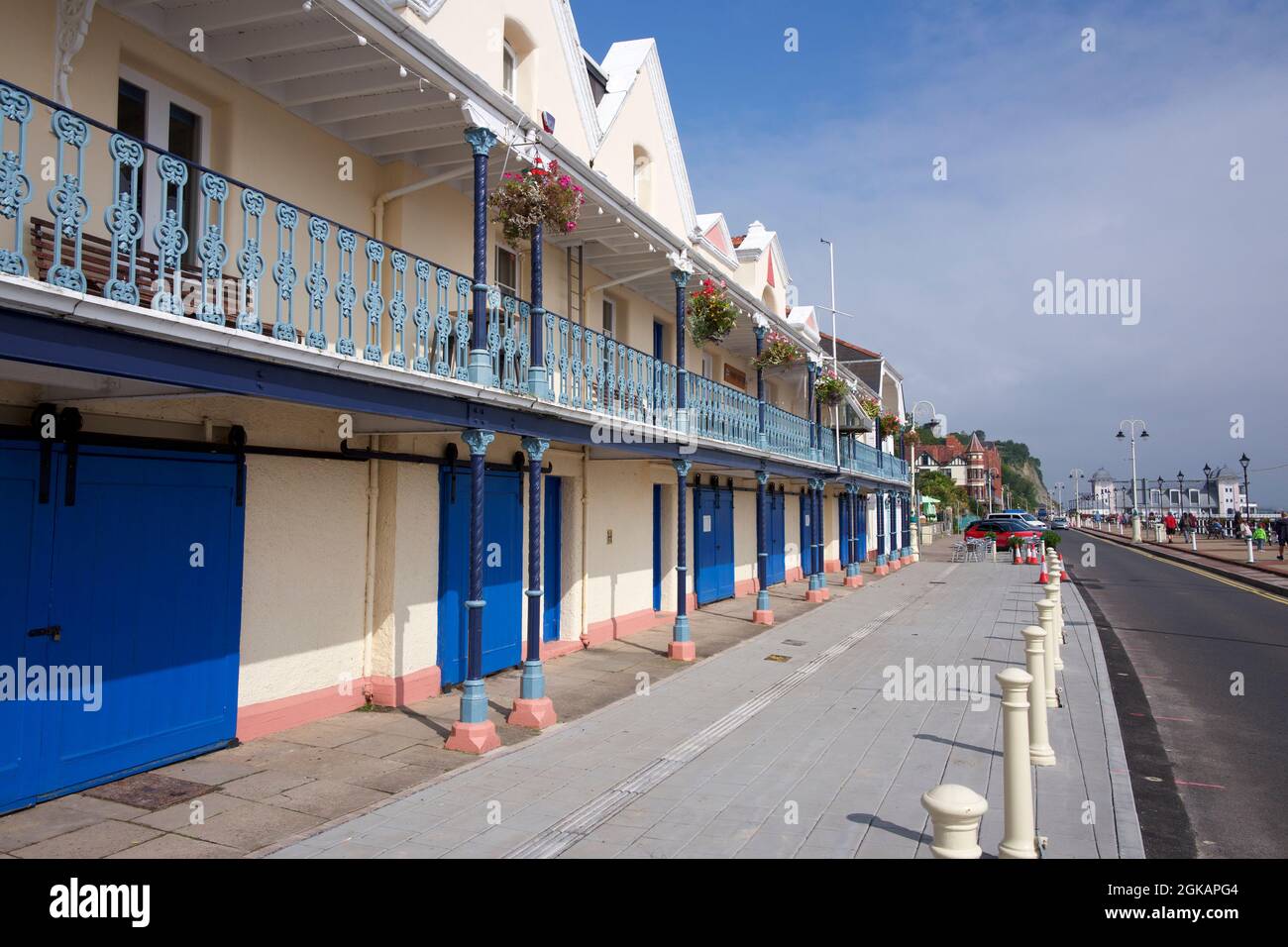 The Esplanade, Penarth, vale of Glamorgan, Galles, Regno Unito Foto Stock