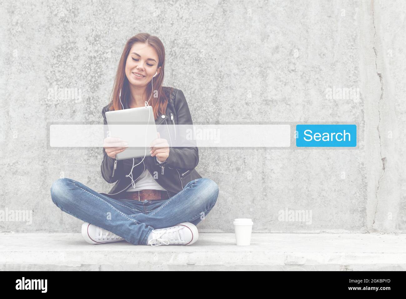 Ottimizzazione dei motori di ricerca Internet navigazione in linea SEO Foto Stock