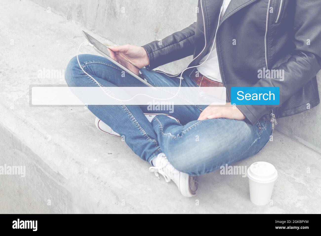 Ottimizzazione dei motori di ricerca Internet navigazione in linea SEO Foto Stock