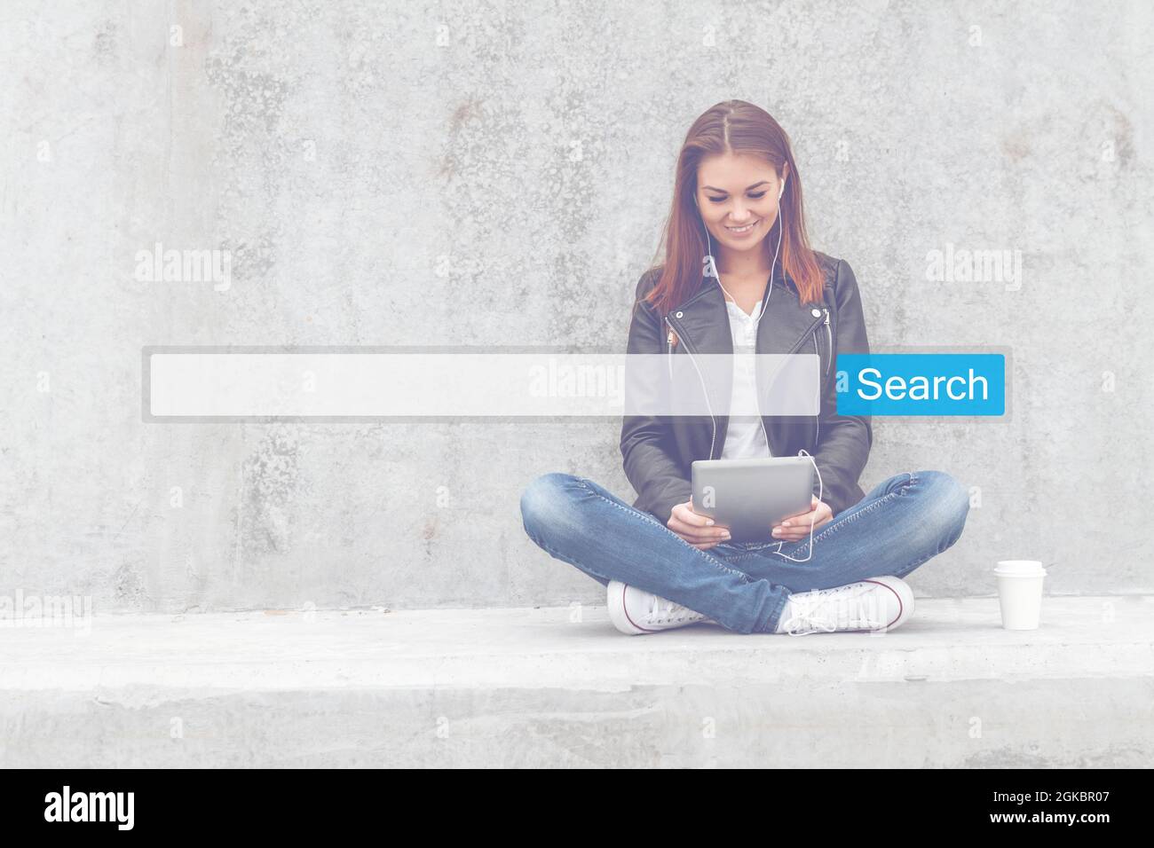 Ottimizzazione dei motori di ricerca Internet navigazione in linea SEO Foto Stock