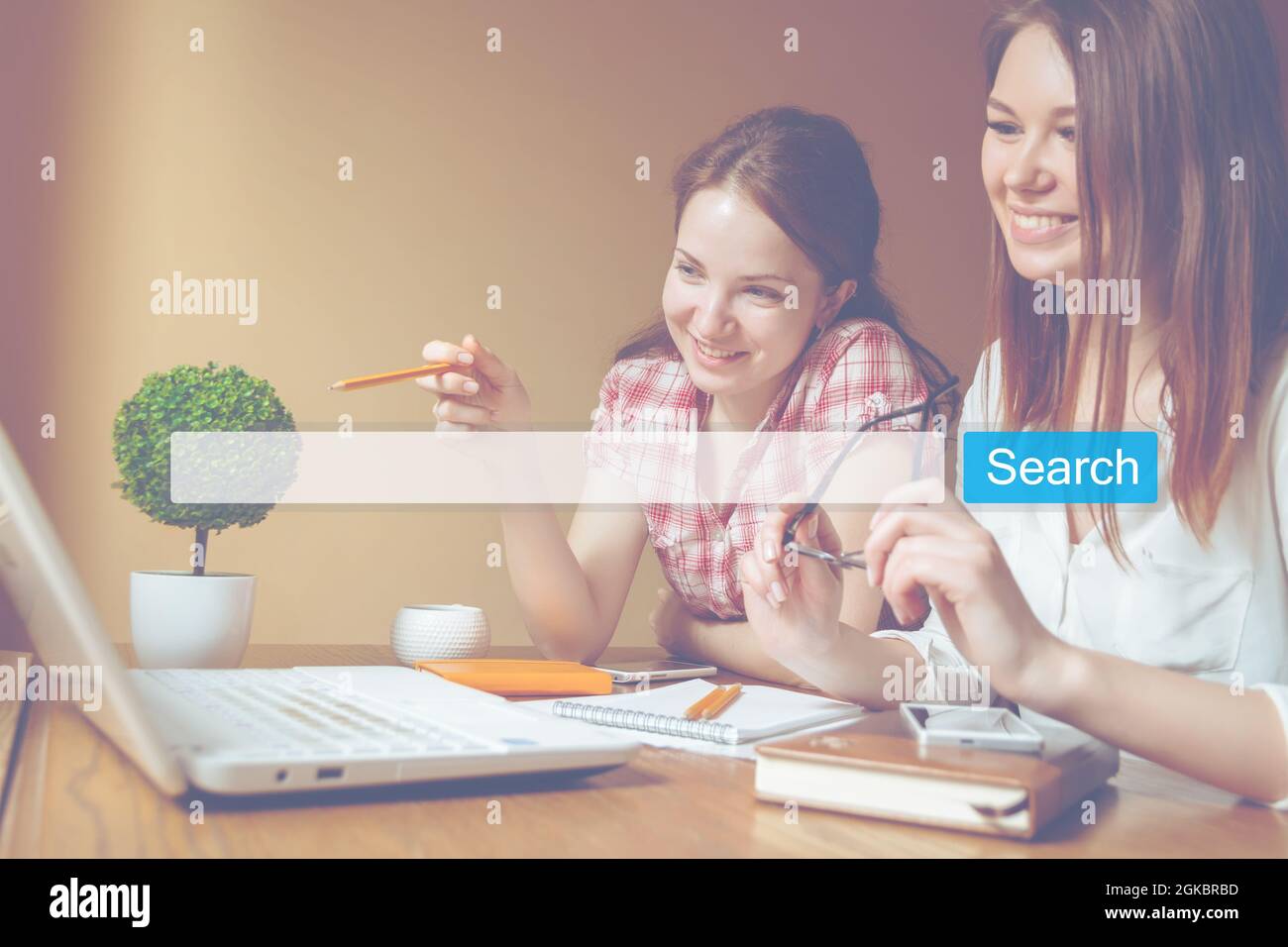 Ottimizzazione dei motori di ricerca Internet navigazione in linea SEO Foto Stock