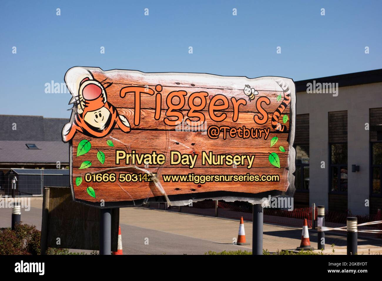 Tiggers scuola materna privata, Tetbury, Gloucestershire, Regno Unito Foto Stock