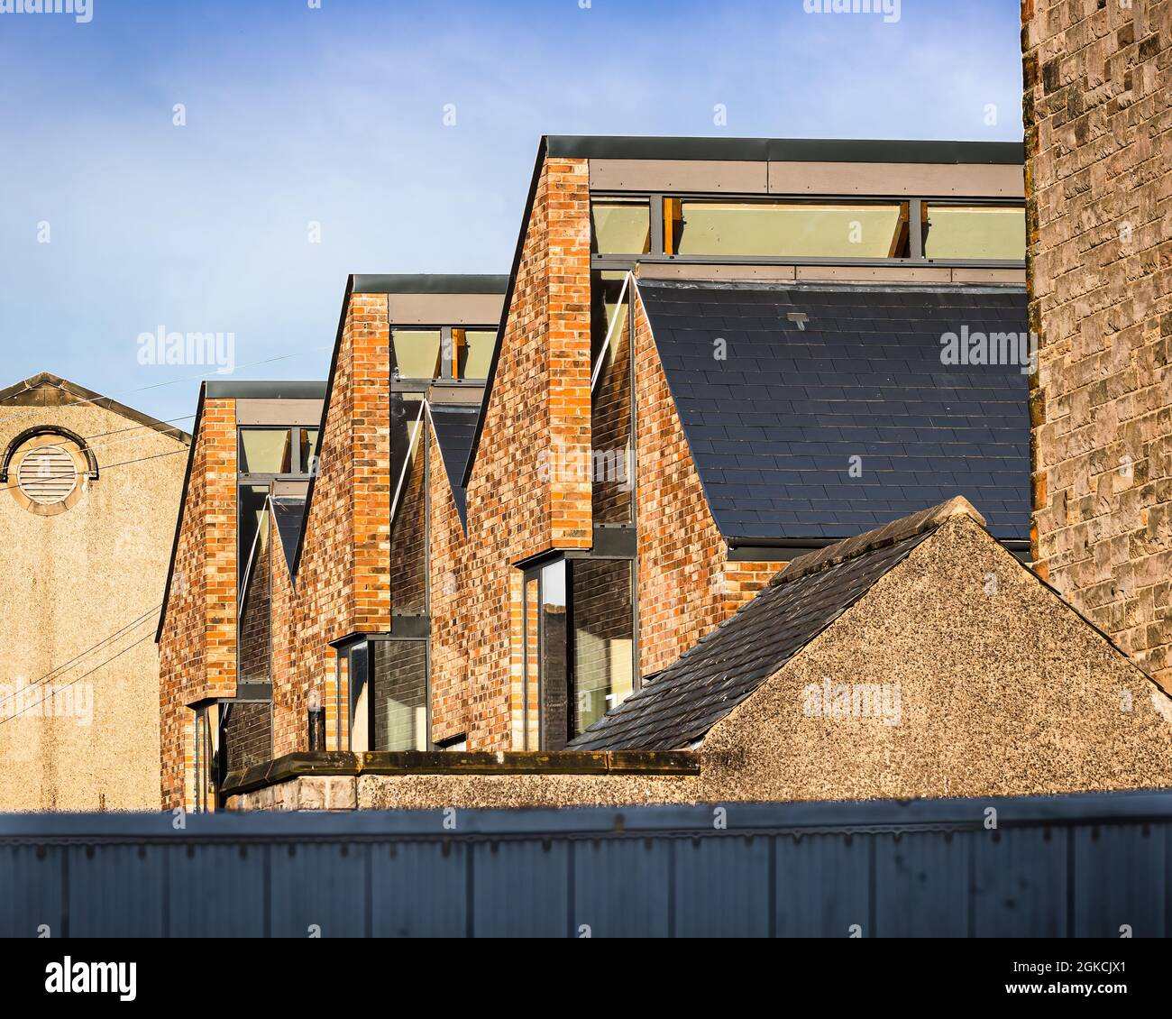 Edinburgh, Scotland, UK - Havenfield Mews Housing development by Sonia Browse Architects Foto Stock