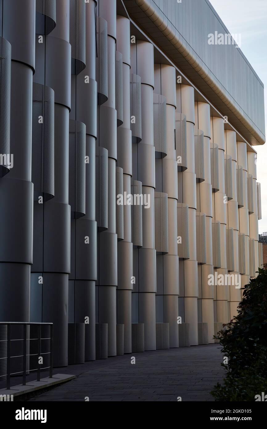 Bristol University Life Sciences costruzione di una moderna architettura in metallo Foto Stock