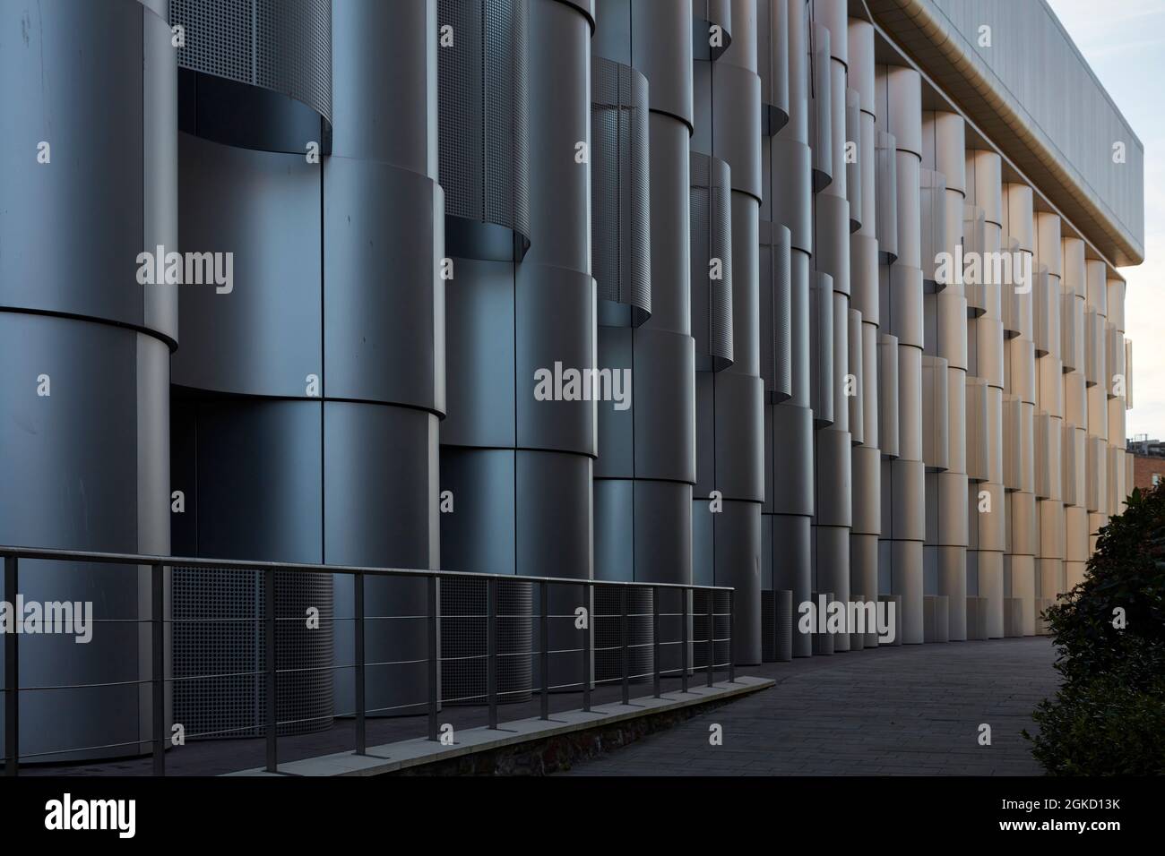 Bristol University Life Sciences costruzione di una moderna architettura in metallo Foto Stock