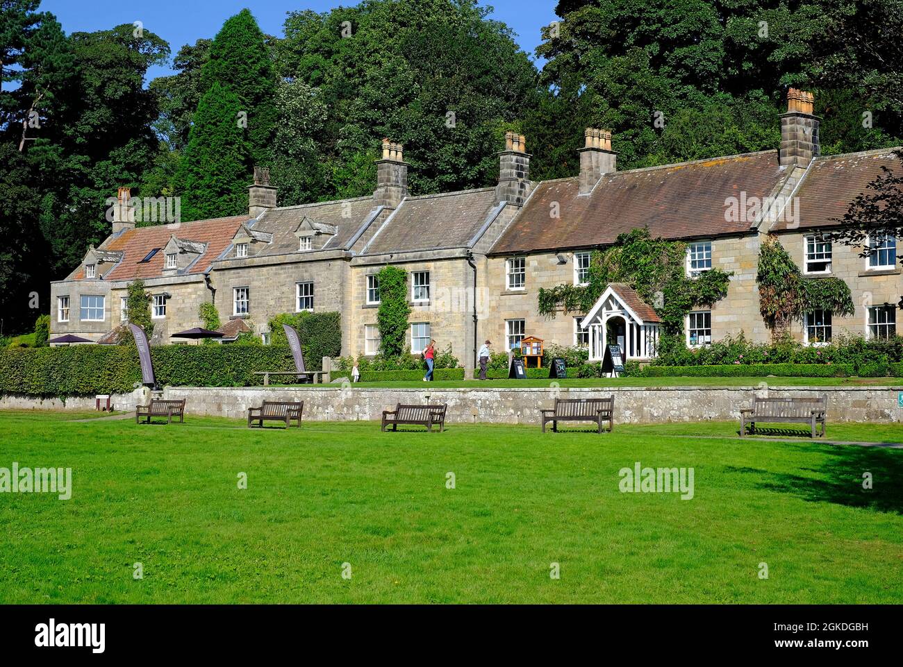 il centro del parco nazionale dei fossati, danby, north yorkshire, inghilterra Foto Stock