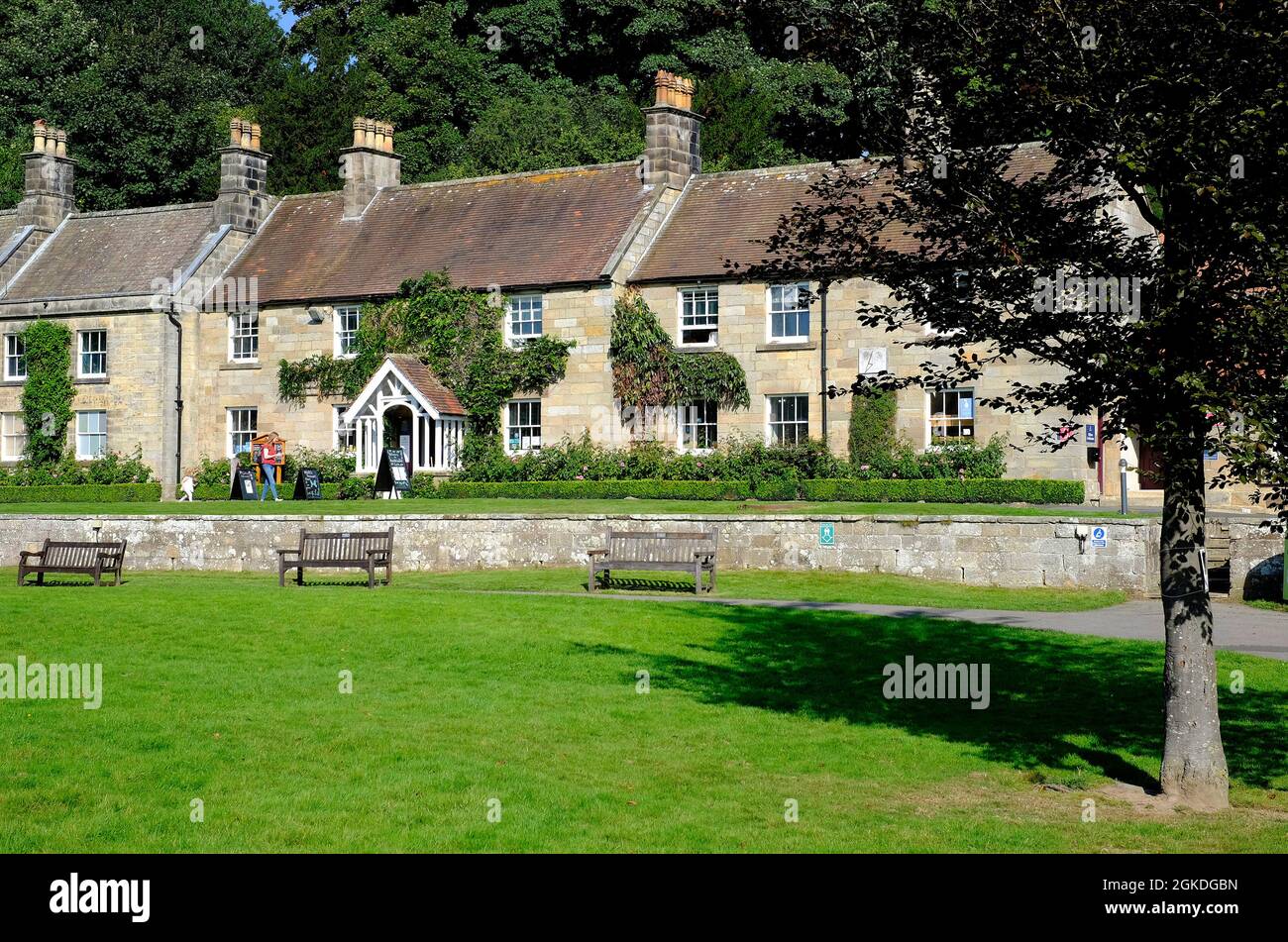 il centro del parco nazionale dei fossati, danby, north yorkshire, inghilterra Foto Stock