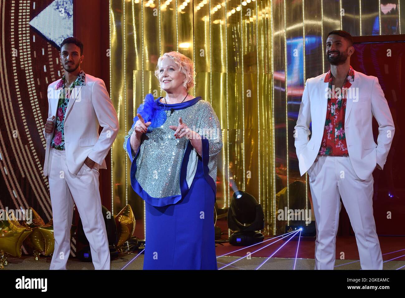 Venezia, Italia. 13 settembre 2021. La concorrente Katia Ricciarelli durante la mostra Big Brother VIP 6 negli studi Cinecittà Roma (Italia), 13 settembre 2021 Credit: dpa/Alamy Live News Foto Stock