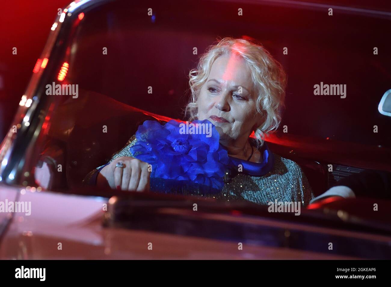 Venezia, Italia. 13 settembre 2021. La concorrente Katia Ricciarelli durante la mostra Big Brother VIP 6 negli studi Cinecittà Roma (Italia), 13 settembre 2021 Credit: dpa/Alamy Live News Foto Stock