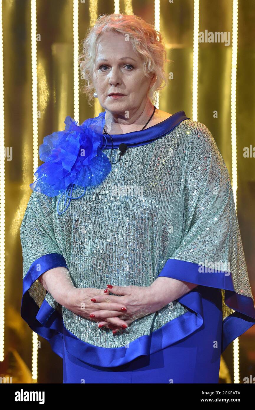 Venezia, Italia. 13 settembre 2021. La concorrente Katia Ricciarelli durante la mostra Big Brother VIP 6 negli studi Cinecittà Roma (Italia), 13 settembre 2021 Credit: dpa/Alamy Live News Foto Stock