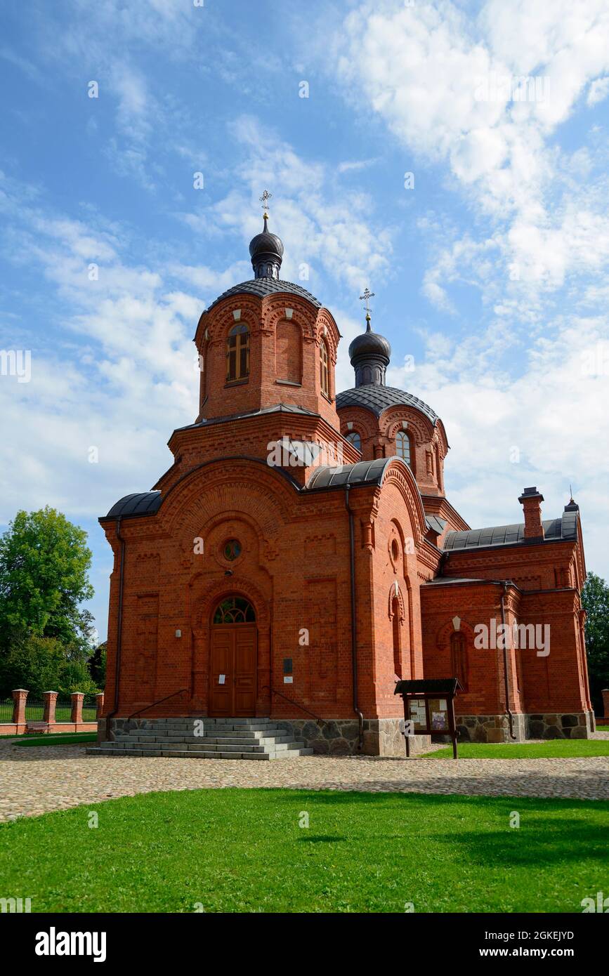 Chiesa ortodossa di San Nicola, Bialowieza, Podlasie, Podlaskie, Polonia Foto Stock