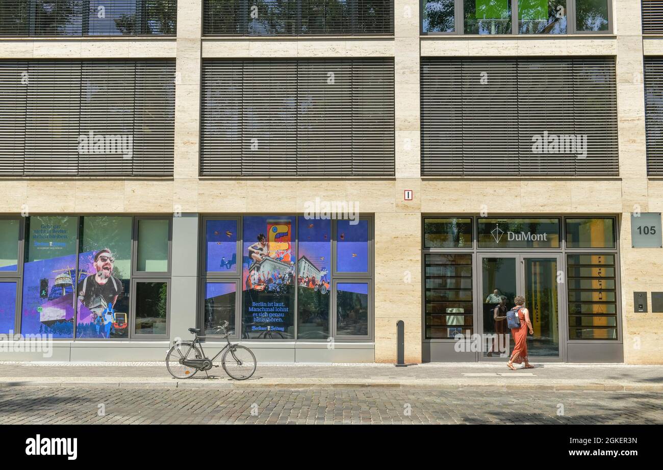 Ufficio editoriale Berliner Zeitung, Alte Jakobstrasse, Mitte, Berlino, Germania Foto Stock