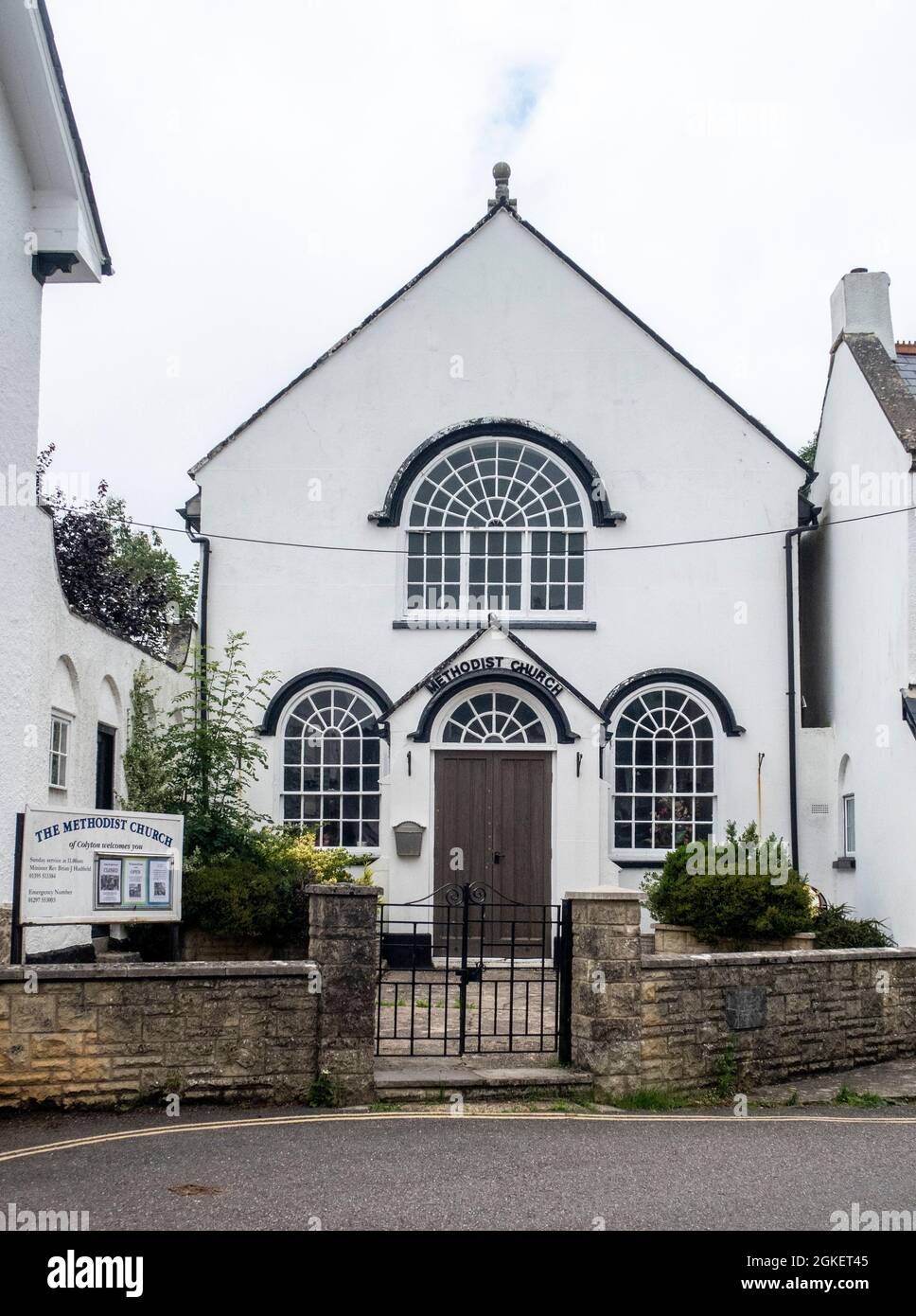 Chiesa Metodista, cappella, a Colyton, Devon, Inghilterra, REGNO UNITO. Non offre più servizi. Foto Stock