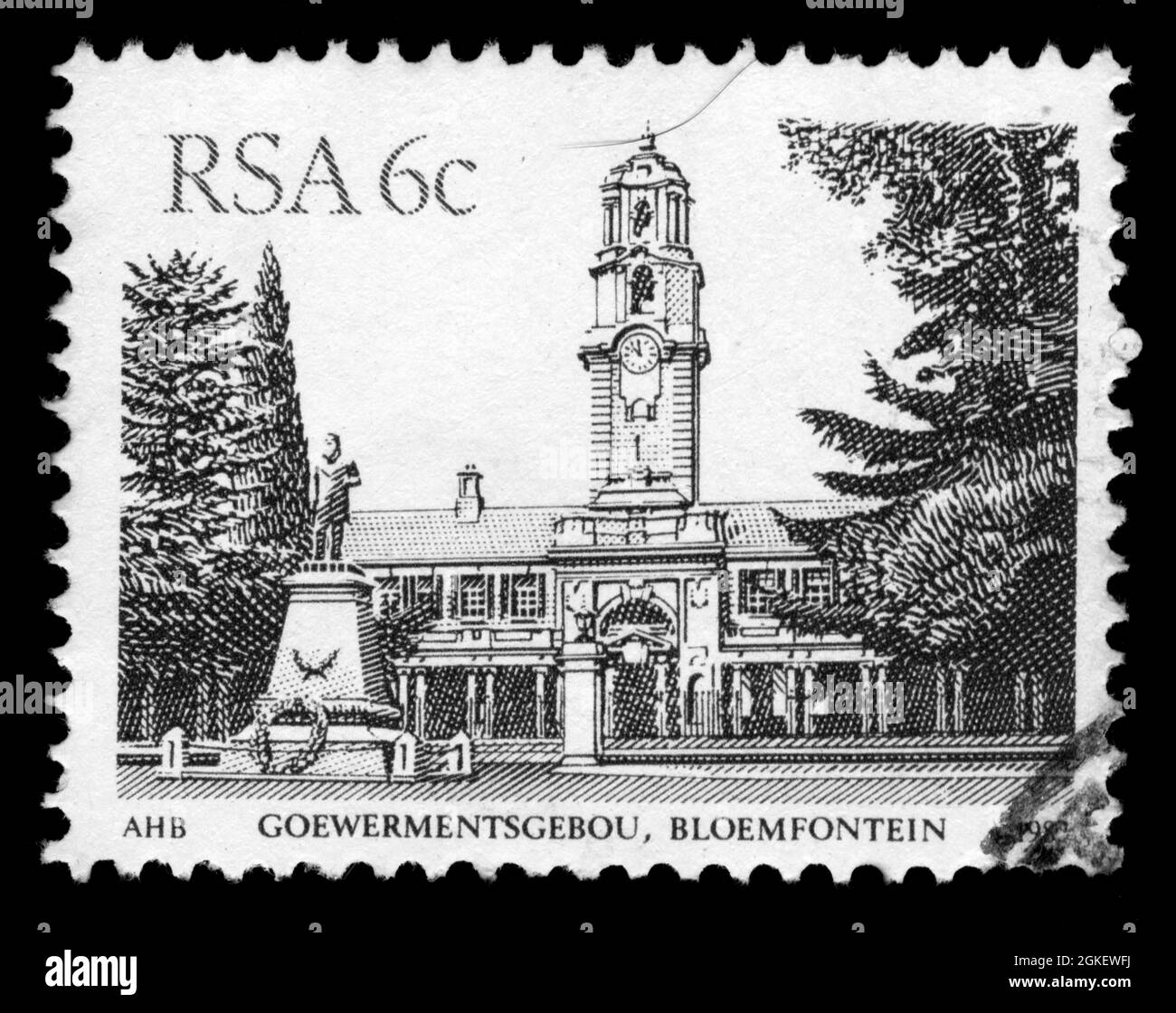 Stampa di francobolli in RSA, Sudafrica, Bloemfontein Foto Stock