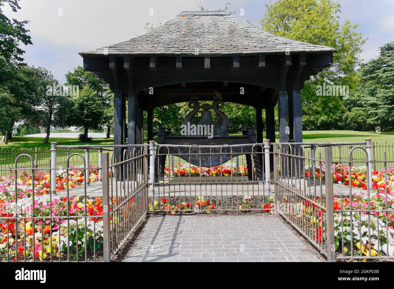 Royal Naval Volunteer Reserve Memorial. Crystal Palace Park, Londra, Regno Unito. Foto Stock