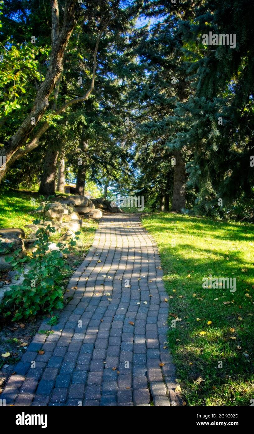 Riley Park Calgary Alberta Foto Stock