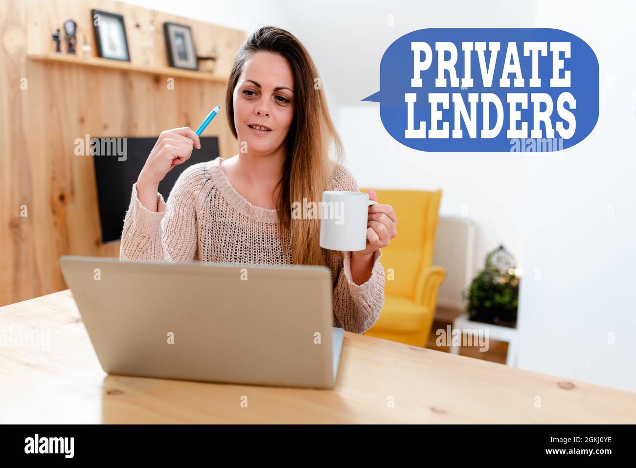 Didascalia concettuale prestatori privati. Concetto che significa una persona o un'organizzazione che presta soldi a mostrare Internet Video Chat concetto, Abstract Long Foto Stock