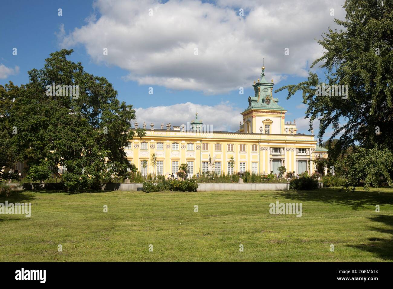 Palazzo reale situato nel quartiere Wilanow di Varsavia, Polonia Foto Stock