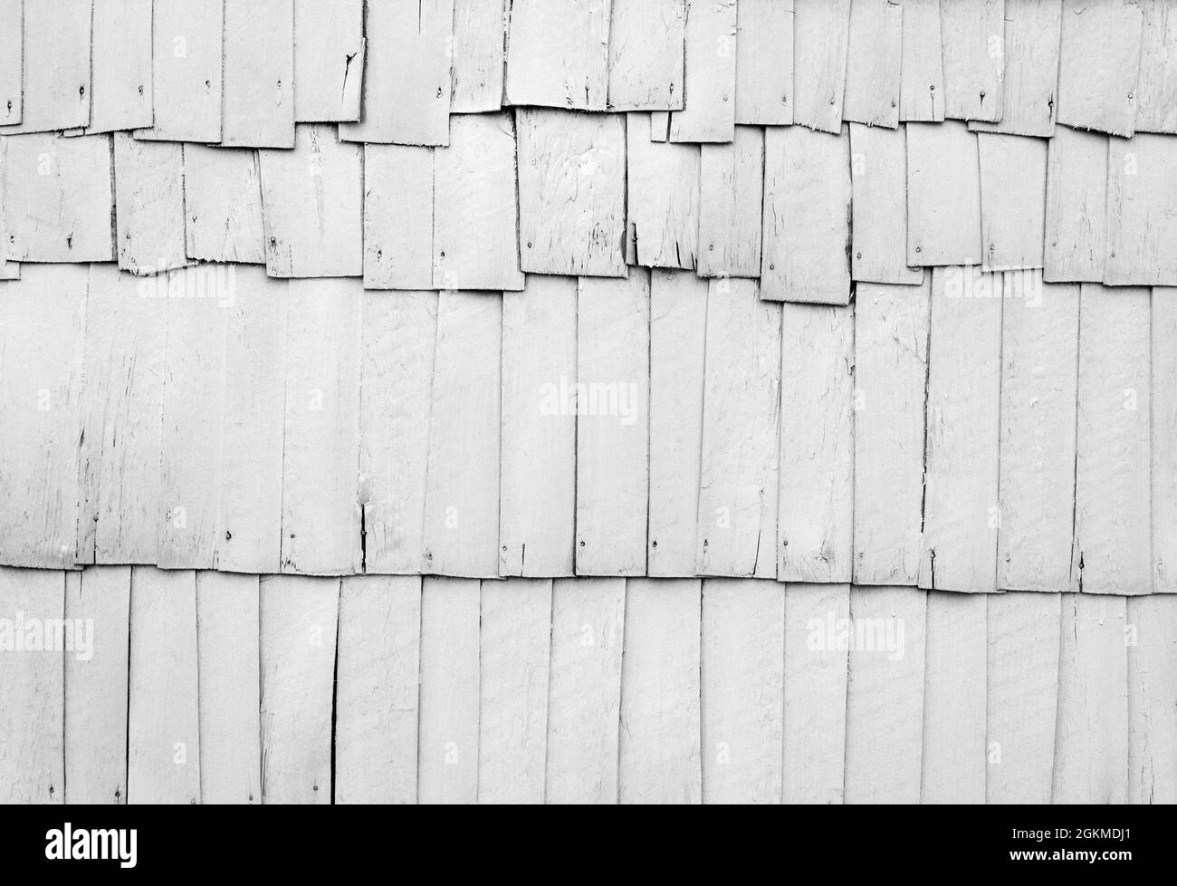 Il legno vecchio dipinto di plance di close-up, lo sfondo perfetto per la vostra idea o progetto. Foto Stock