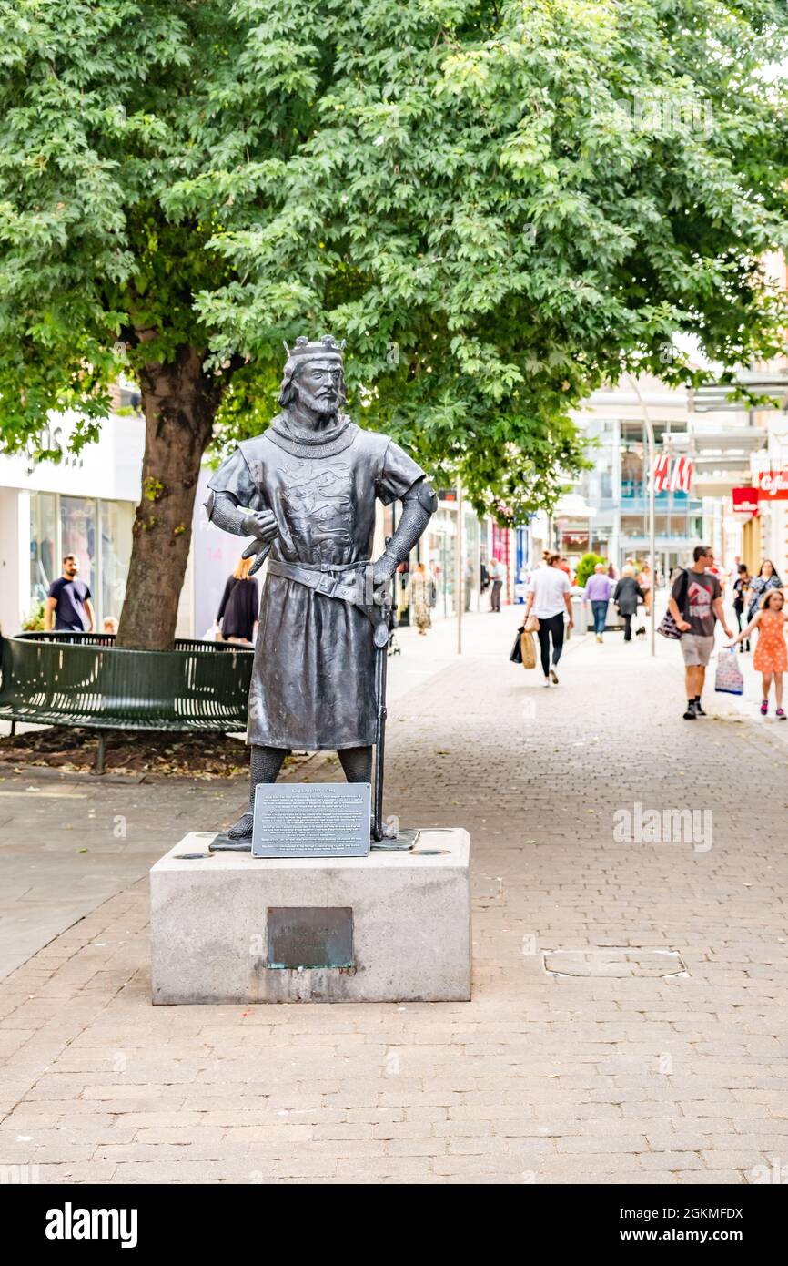 Statua del re Giovanni, Lynn del re Foto Stock