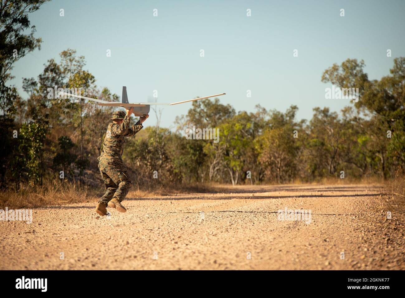 US Marine Corps Lance CPL. Mason Poole uno specialista di