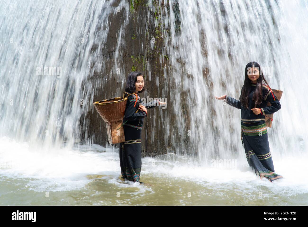 Bel damn nella provincia di Dak Nong nel Vietnam centrale Foto Stock