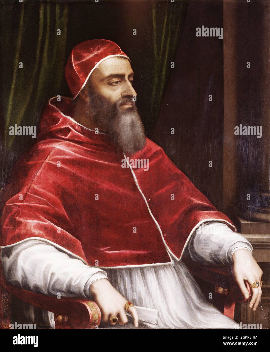 Artista: Sebastiano del Piombo (1485-1547) titolo: Papa Clemente VII anno: CA. 1531 Foto Stock