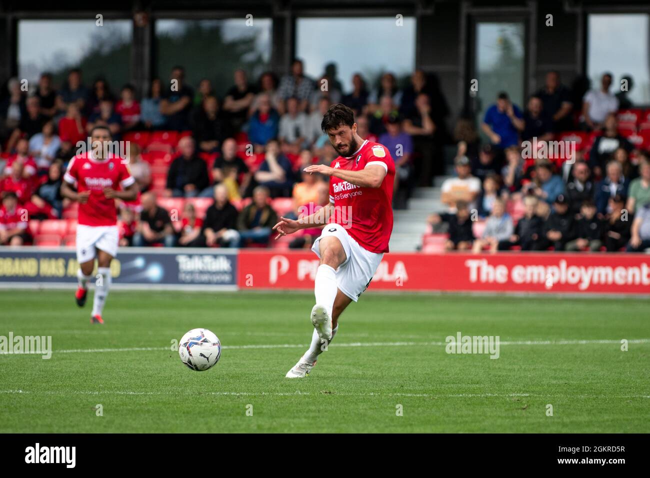 Jason Lowe. Salford City FC 1-0 Bradford City FC. 11/09/21. Foto Stock
