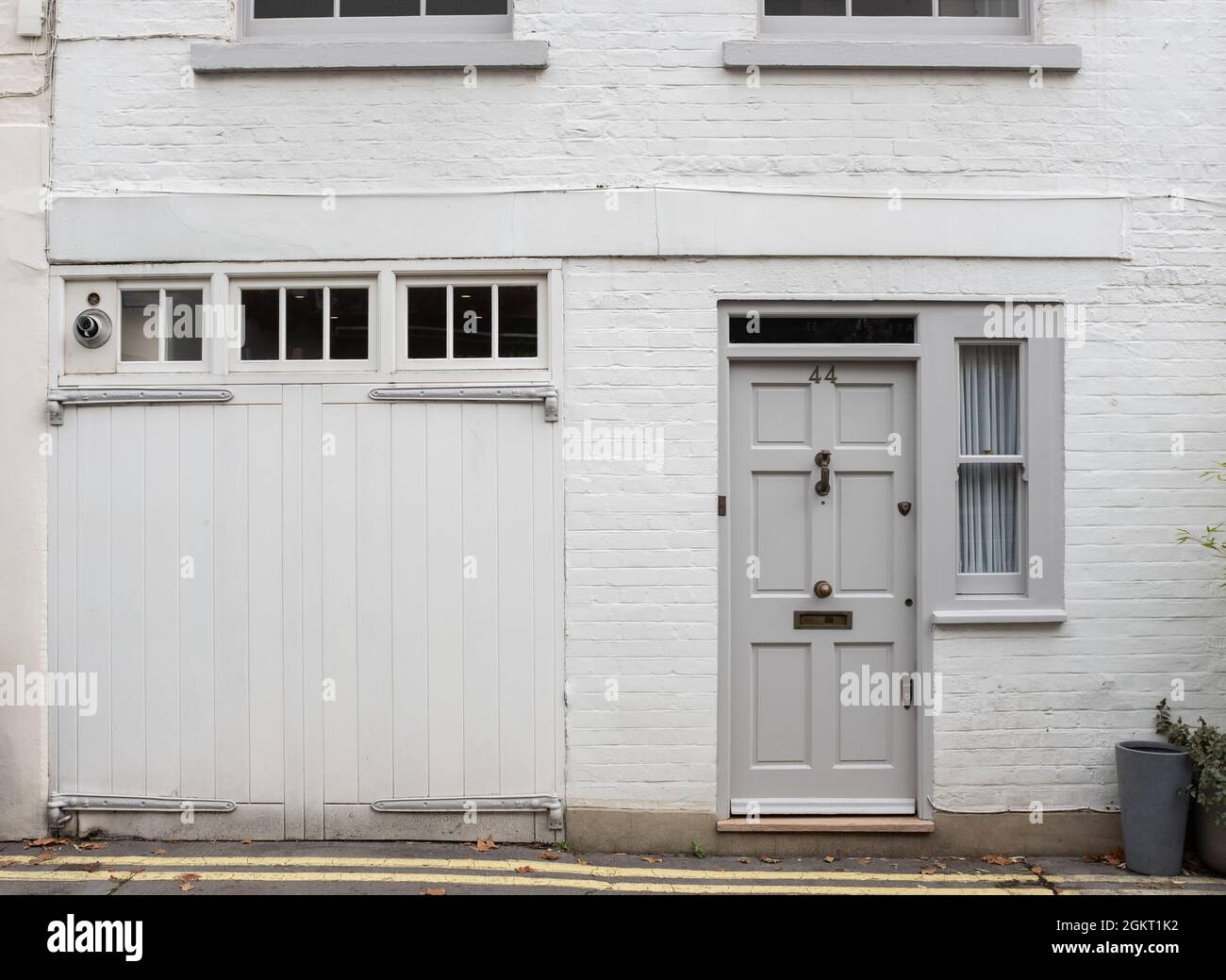 L'ex casa di Ghislaine Maxwell in Kinnerton Street a Belgravia, Knightsbridge, Londra. Foto Stock