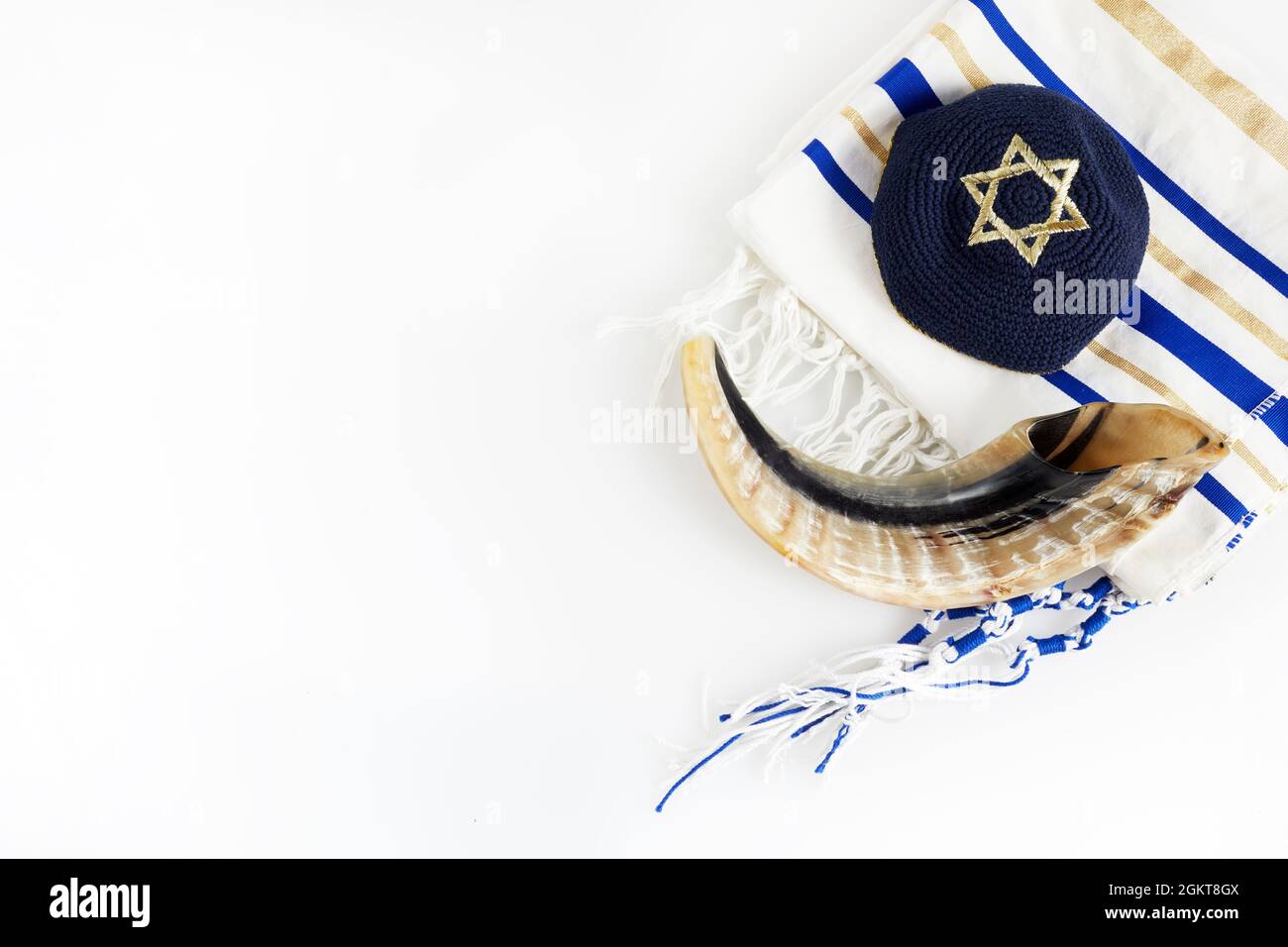 Shofar In Corno Di Ariete - Corno Daturale Con Scanalature - Foto 10