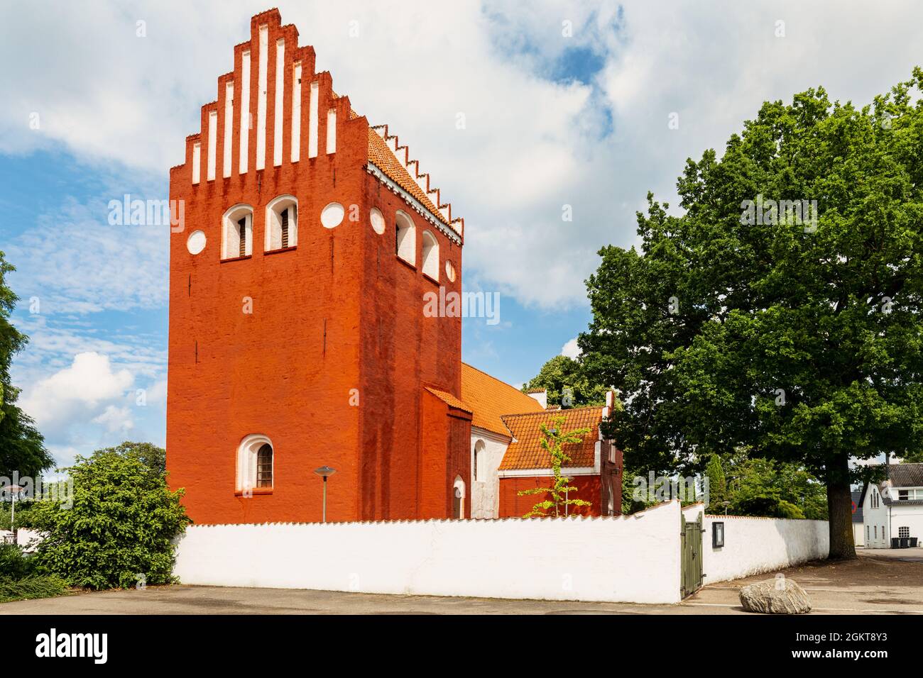 Chiesa di Udby (Kirke), Holbæk, Danimarca Foto Stock