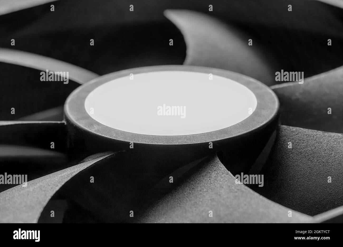 Ventola CPU. Sistema di ventilazione di raffreddamento del calcolatore Foto Stock