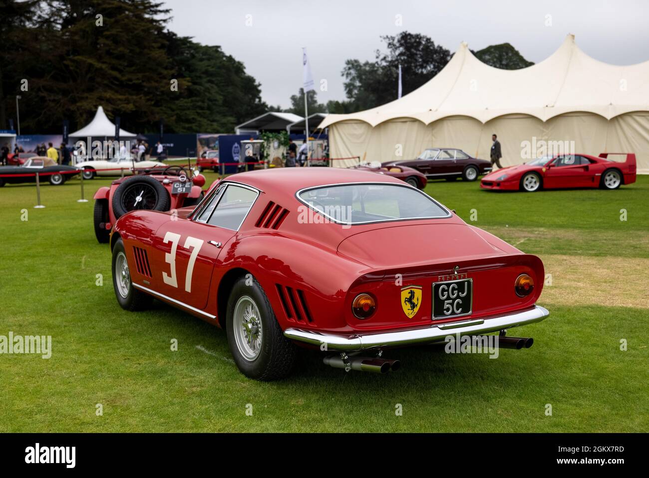 1965 Ferrari 275GTB competizione ‘GGJ 5C’ in mostra al Concours d Elegance tenutosi a Blenheim Palace il 5 settembre 2021 Foto Stock