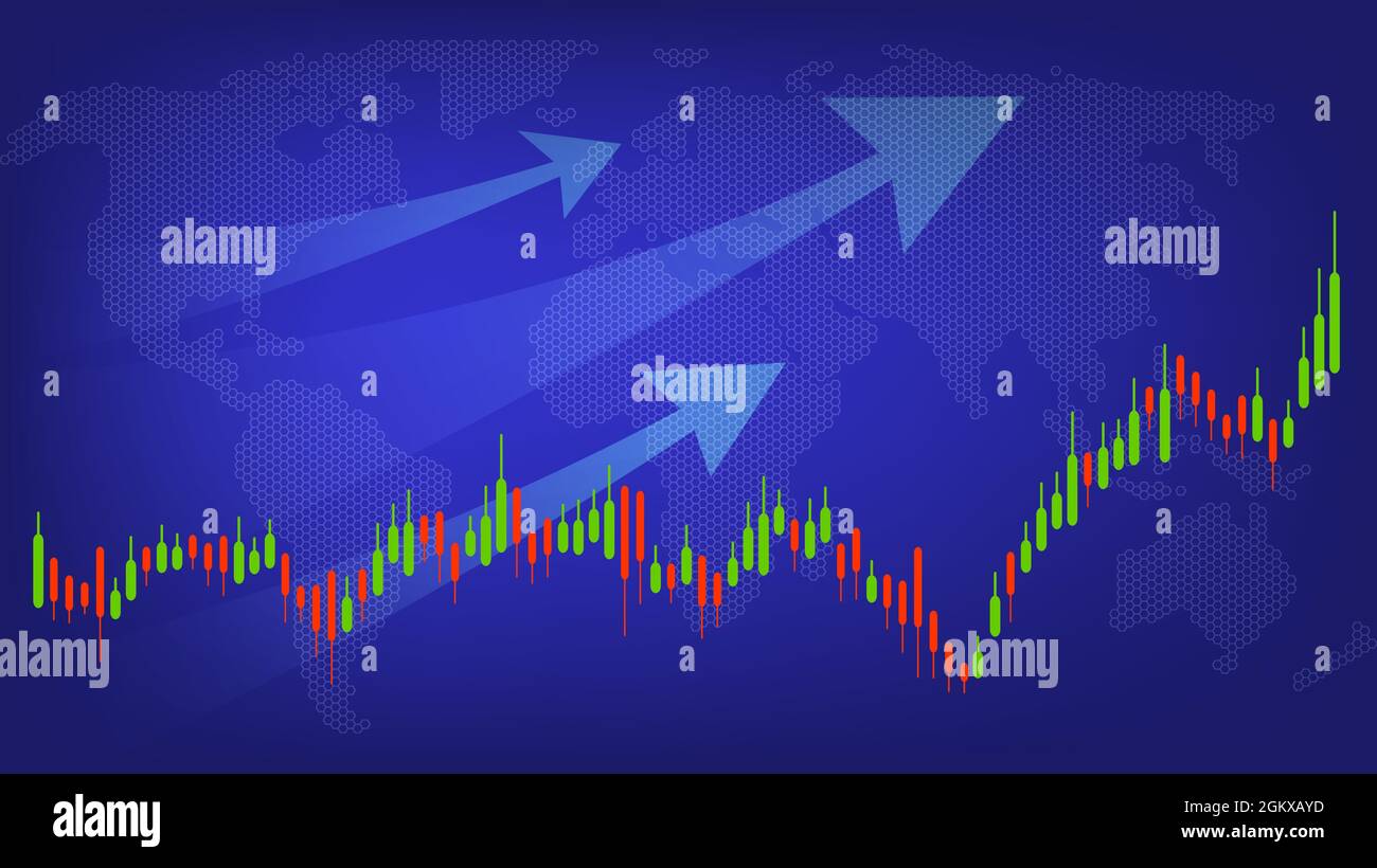 Criptovaluta, mercato dei bitcoin, mercato monetario, mercato azionario di ethereum, calo, stock vettoriale di aumento. Illustrazione Vettoriale