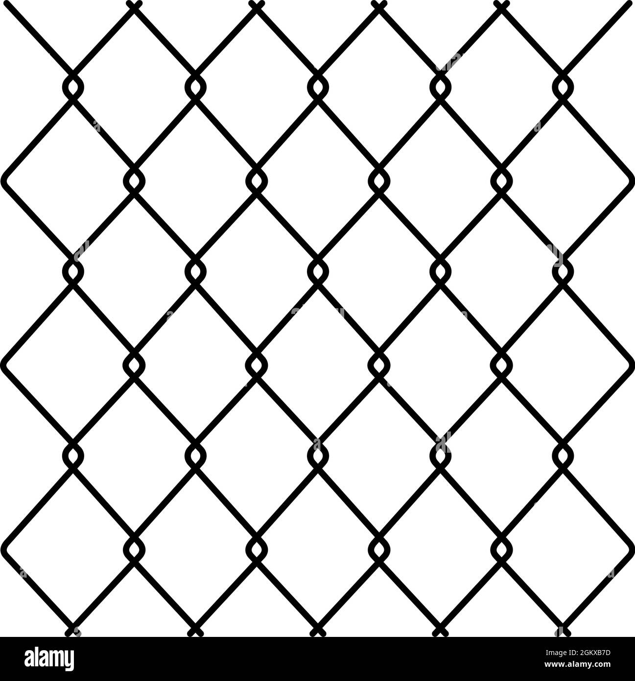 Filo, recinzione, chiusura, sicuro, annidato, connessione gradiente. Illustrazione Vettoriale