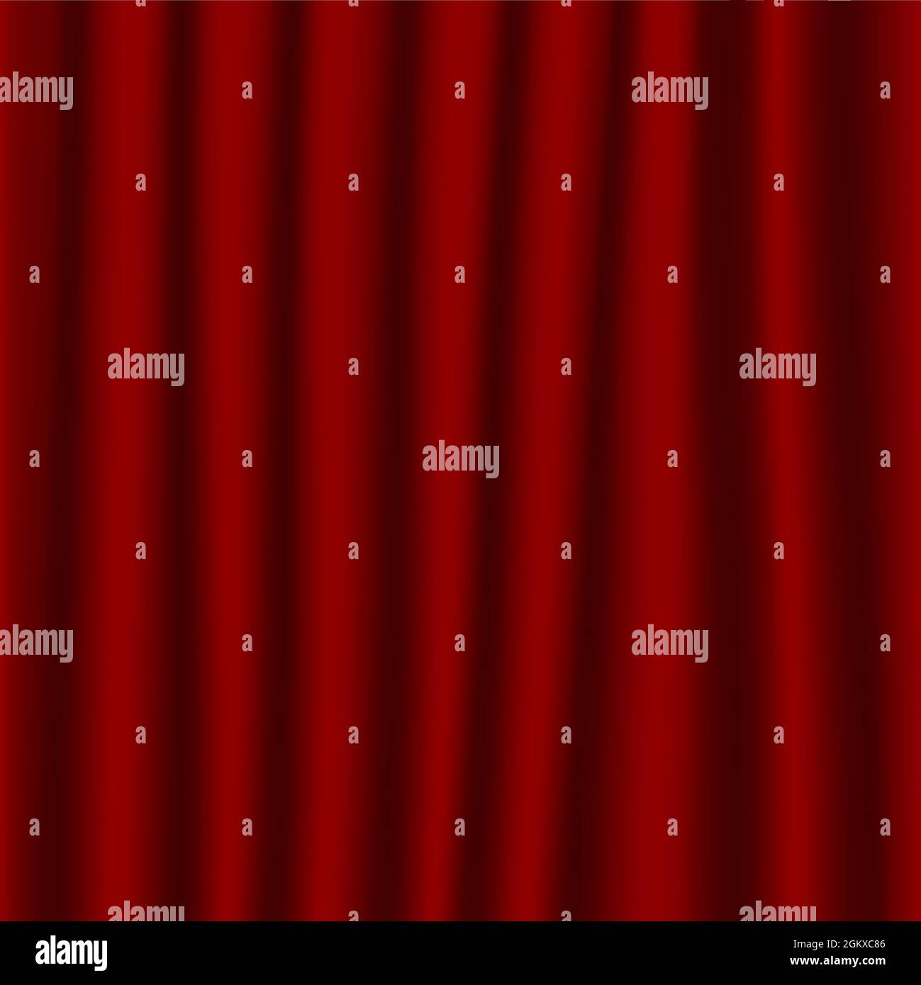 Tessuto rosso, velluto, motivo, sfondo, copertina, tenda. Illustrazione Vettoriale