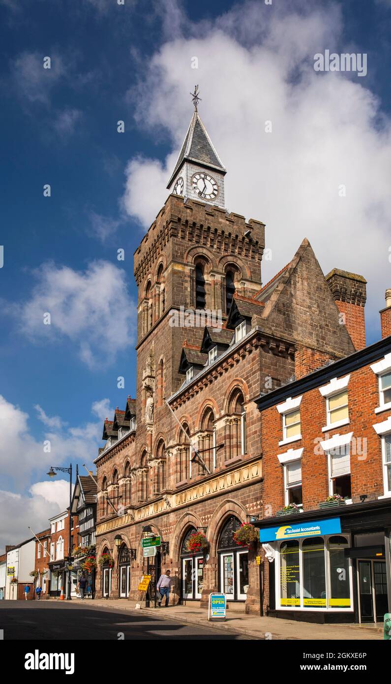 Regno Unito, Inghilterra, Cheshire, Congleton, Lawton Street, Municipio Foto Stock