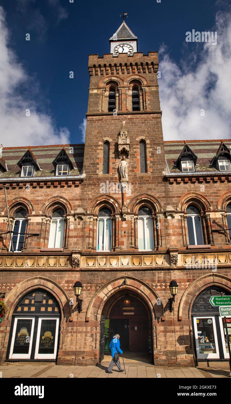 Regno Unito, Inghilterra, Cheshire, Congleton, Lawton Street, Municipio Foto Stock