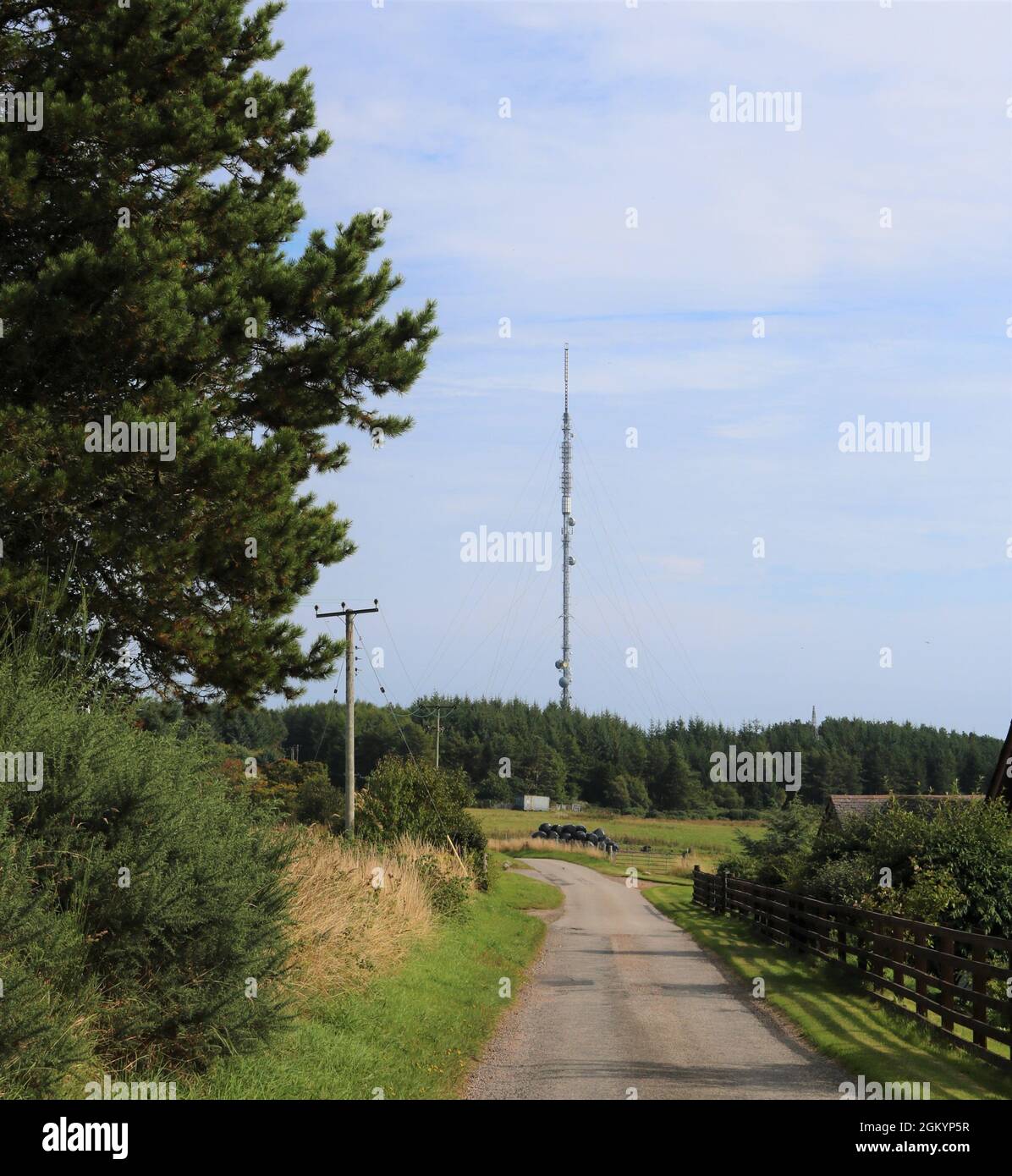 5G torre a Croma Foto Stock