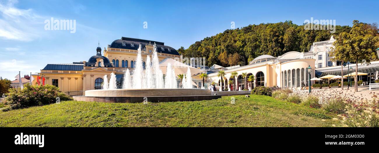 Centro congressi e centro benessere a Baden, vicino a Vienna, Austria Foto Stock