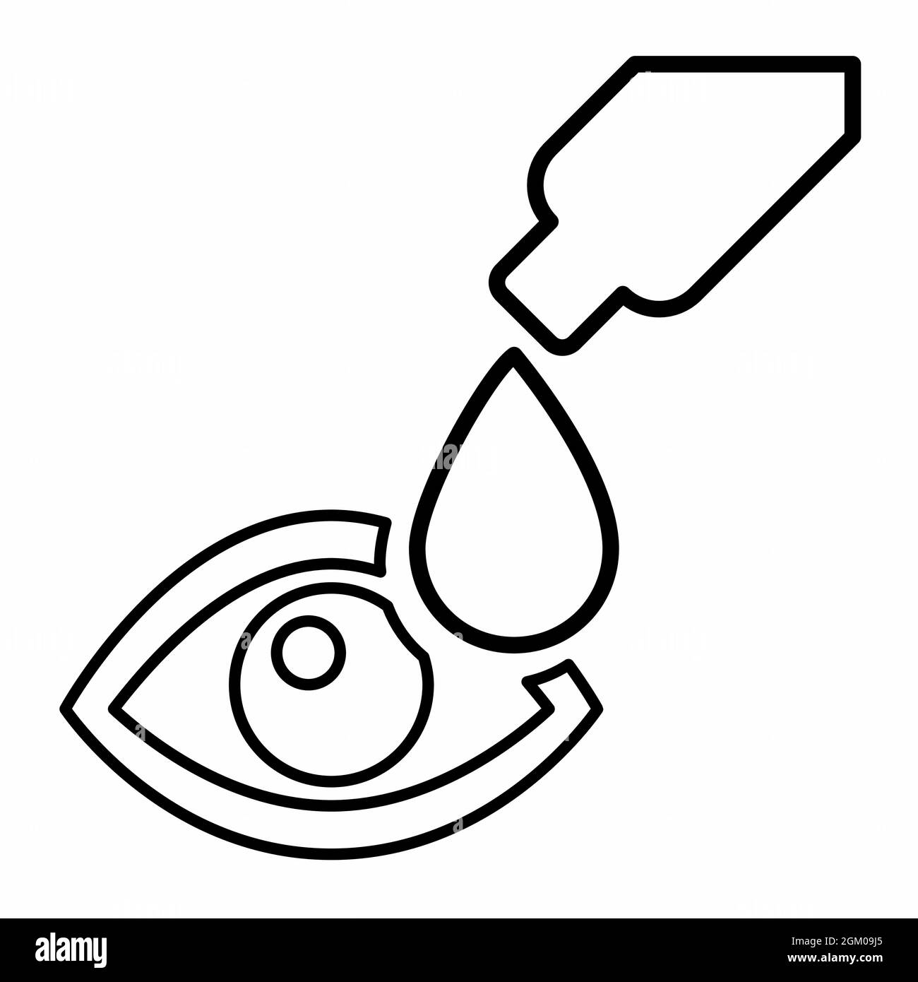 Icona vettore di goccia - stile linea - illustrazione semplice, tratto modificabile, vettore modello di disegno, buono per stampe, poster, pubblicità, annunciatori Illustrazione Vettoriale