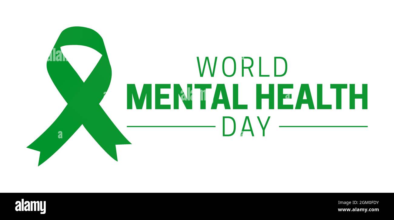 World Mental Health Awareness mese icona del logo isolato Illustrazione Vettoriale