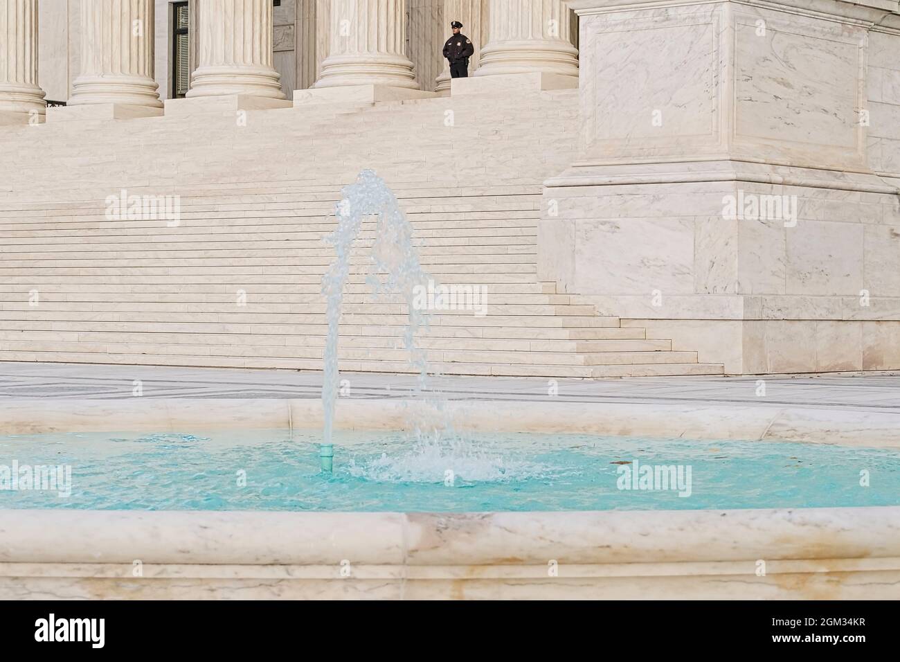 Corte Suprema degli Stati Uniti a Washington DC. La più alta corte federale degli Stati Uniti con il suo stile architettonico neoclassico. Foto Stock