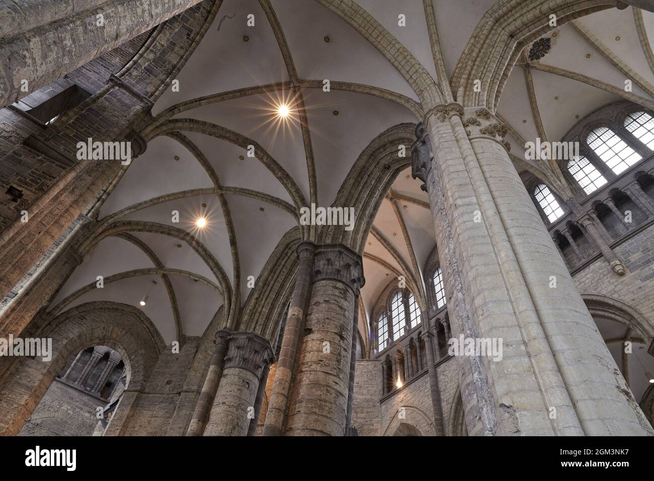 Sint-Niklaas chiesa. Gent. Fiandre. Belgio Foto Stock