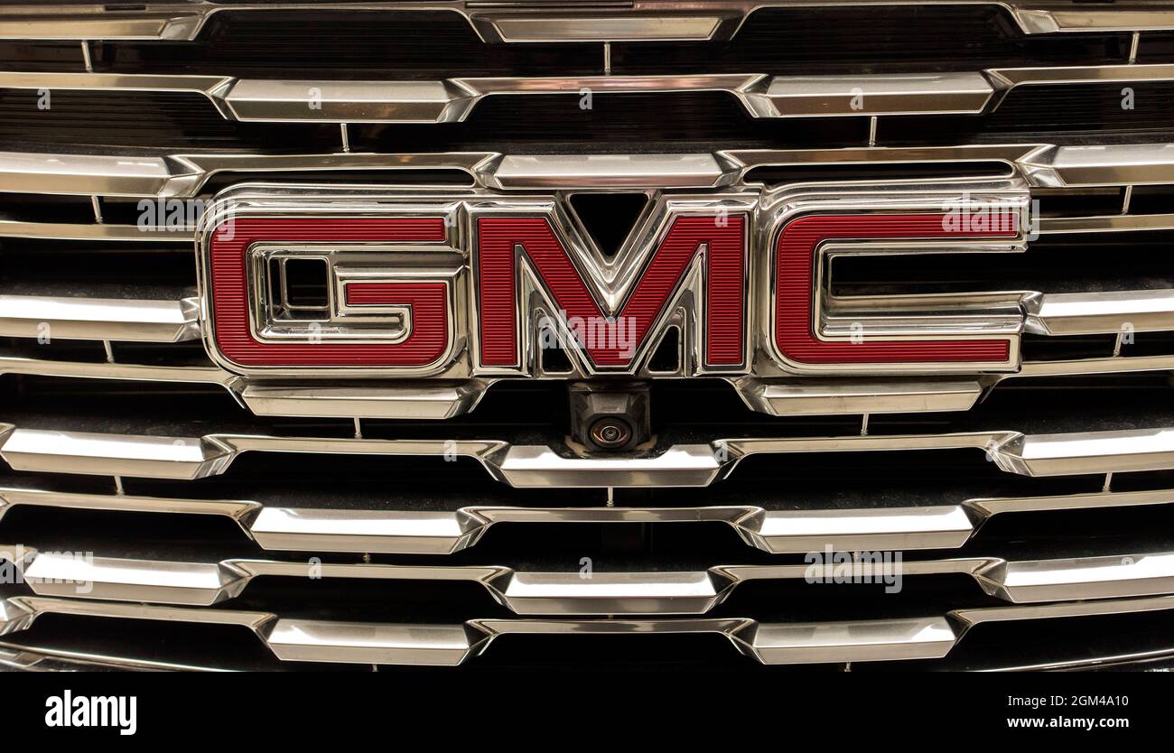 GMC auto grill Foto Stock