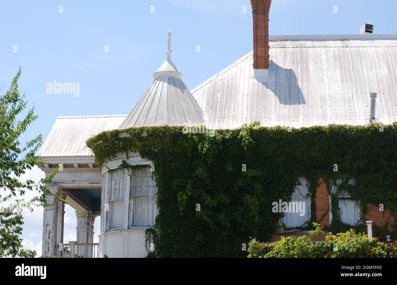 L'Old Texas Mansion Foto Stock