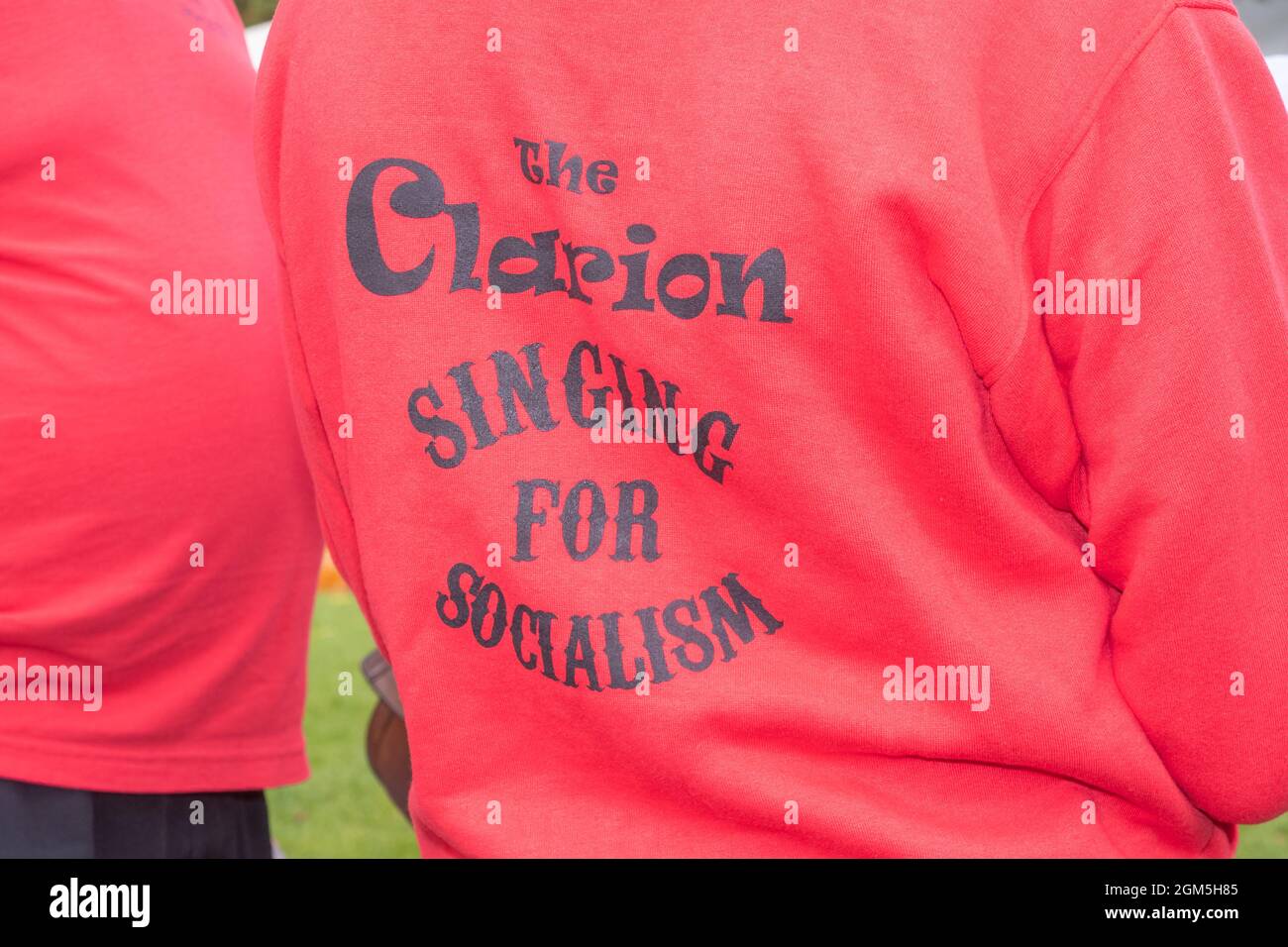 11.09.2021 Wigan, Greater Manchester, Regno Unito. Wigan Diggers' Festival, Wigan, gente del Regno Unito vestita per celebrare la vita e le idee di Wigan nato e allevato GE Foto Stock