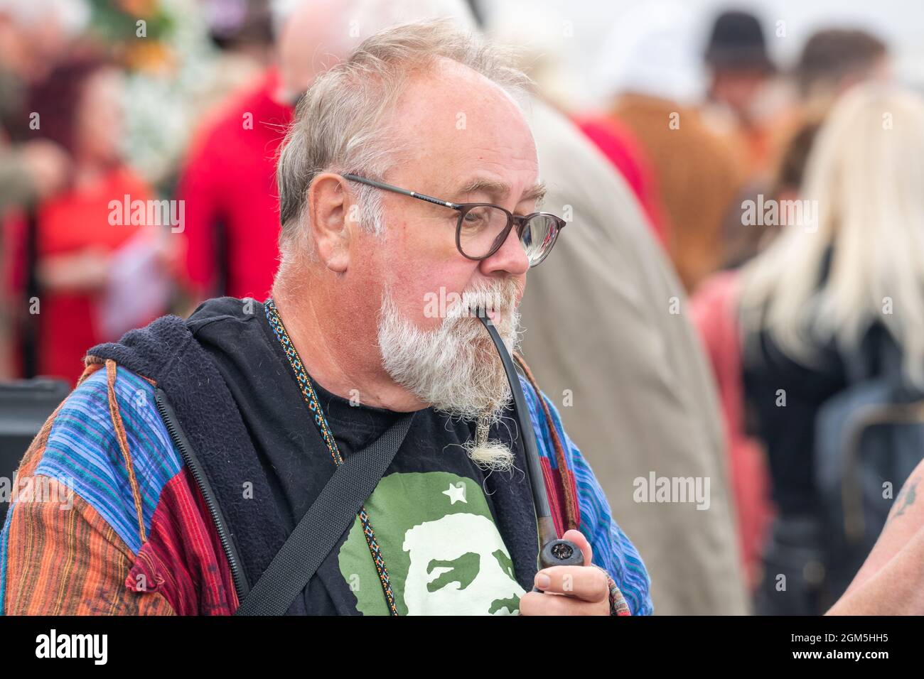 11.09.2021 Wigan, Greater Manchester, Regno Unito. Wigan Diggers' Festival, Wigan, gente del Regno Unito vestita per celebrare la vita e le idee di Wigan nato e allevato GE Foto Stock